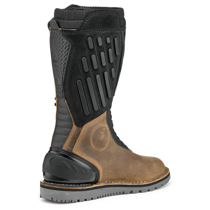 Sidi Trial Zero 2 Boots Tobacco/Black - Rear Side View