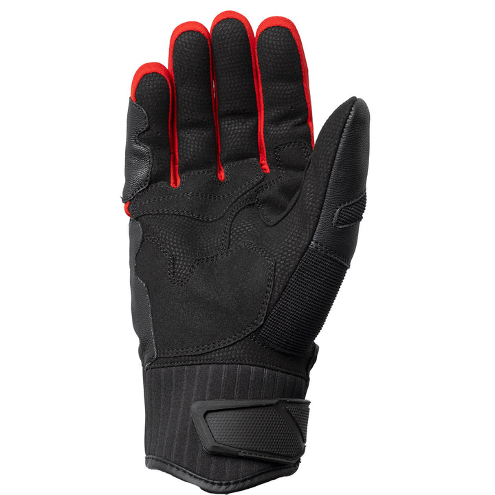 Tourmaster Overlander Adventure Gloves Black/Grey/Red - Palm View