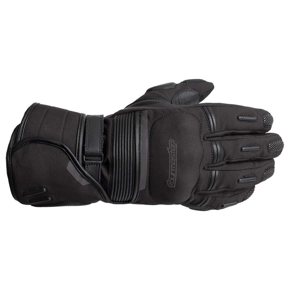 Tourmaster Polar-Tex 2.0 Waterproof Gloves Black - Back of Hand Horizontal View