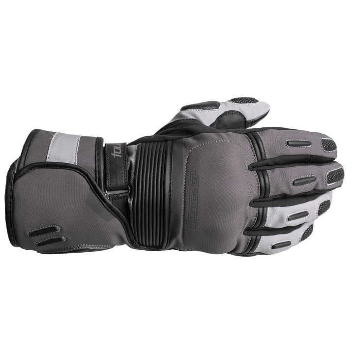 Tourmaster Polar-Tex 2.0 Waterproof Gloves Light Grey/Grey - Back of Hand Horizontal View