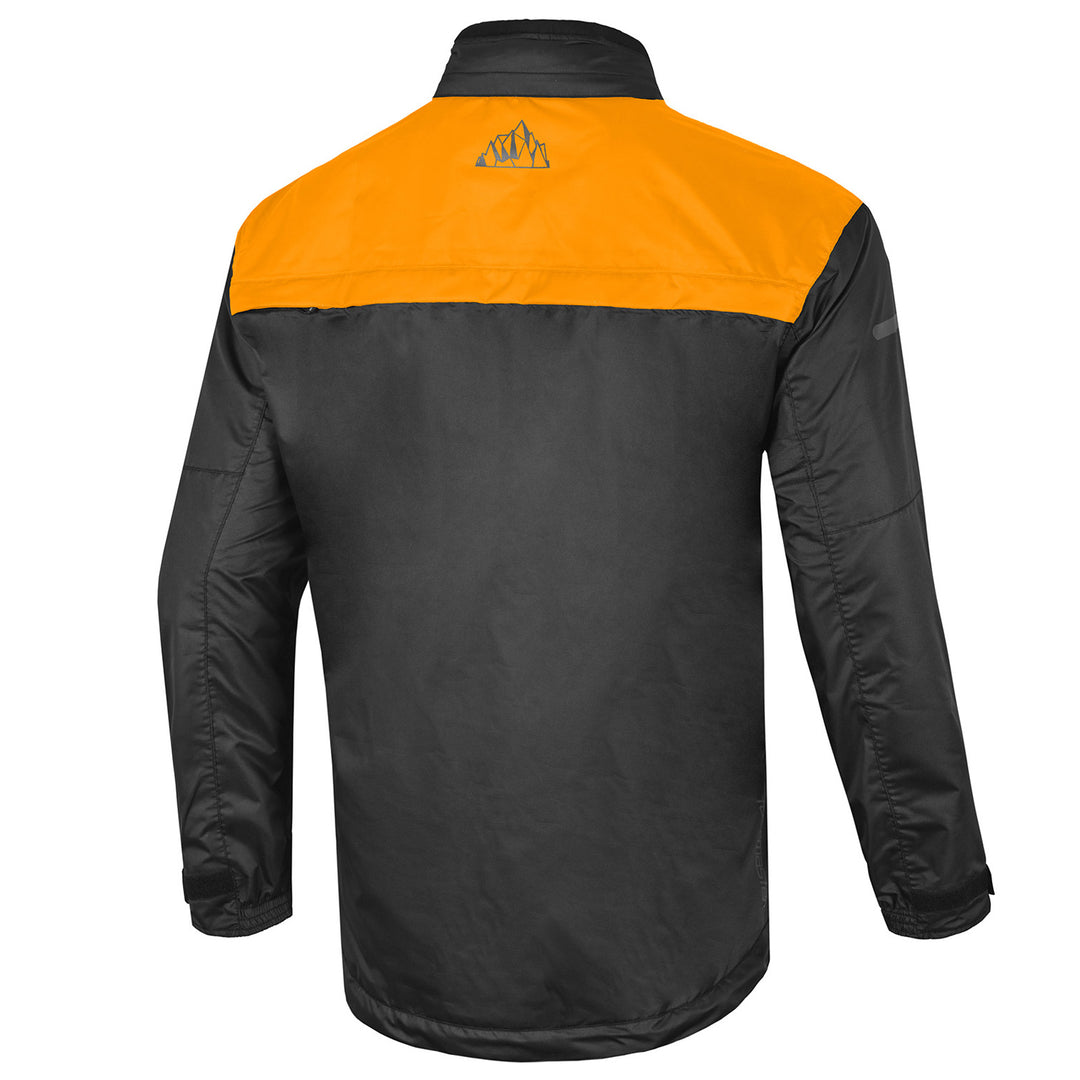 Tourmaster Sentry Evo Rain Jacket Black/Orange - Rear View