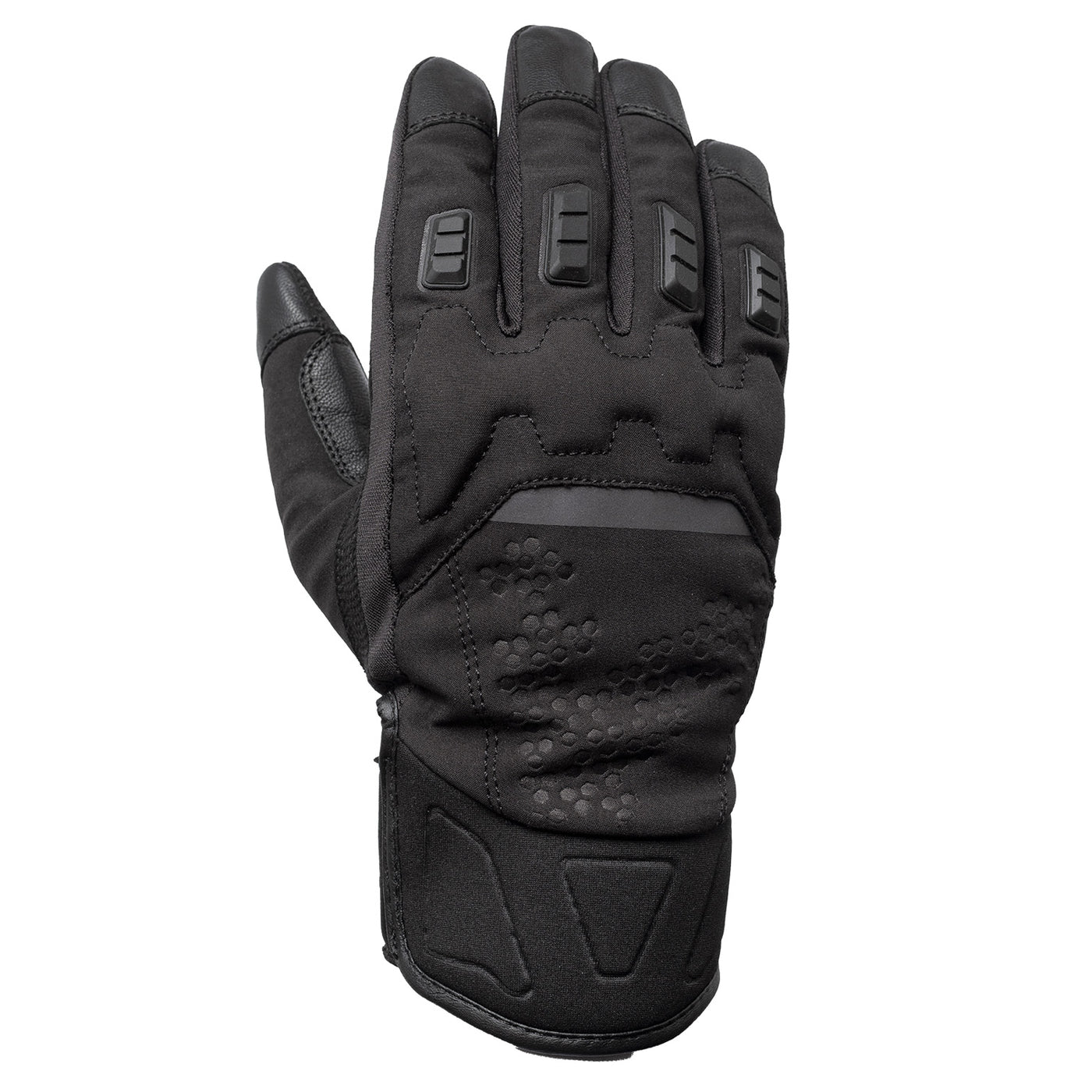 Tourmaster Storm Chaser 2.0 Waterproof Adventure Gloves Black - Back of Hand View