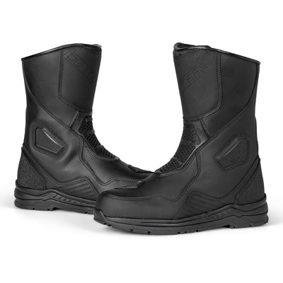 Tourmaster Women's Helix Touring Boots Black - Side View of Pair