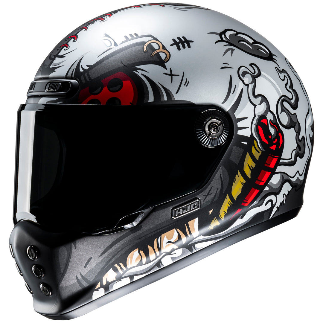 HJC V10 Vatt Helmet MC-1SF - Front Side View