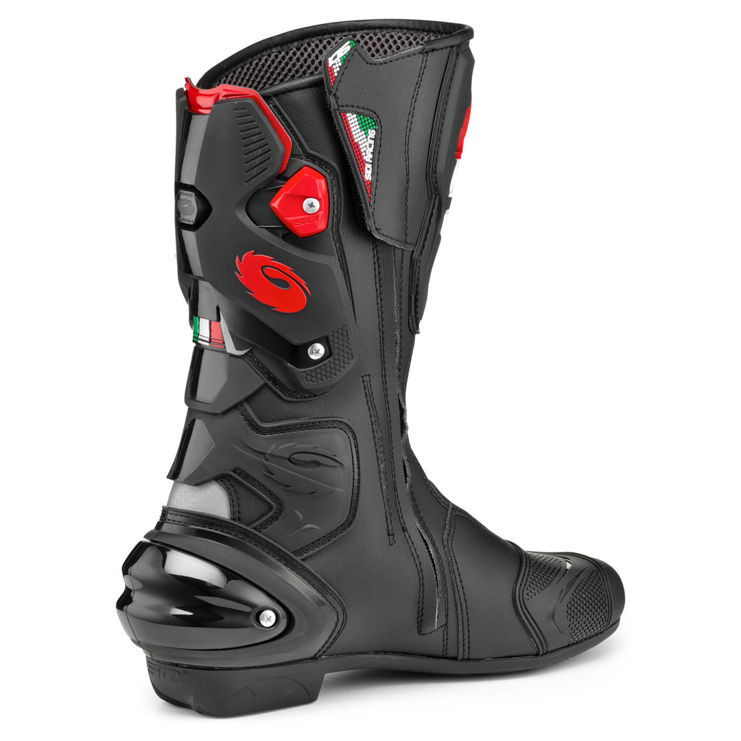 Sidi Vertigo 2 Boots Black/Black - Rear Side View