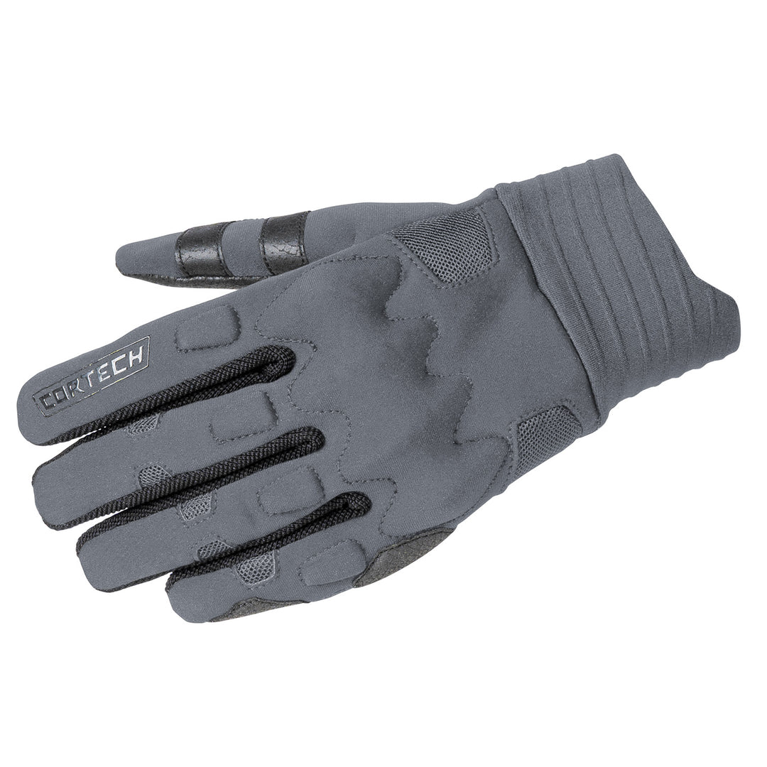 Cortech Windstop Lite Gloves Grey/Black - Back of Hand View