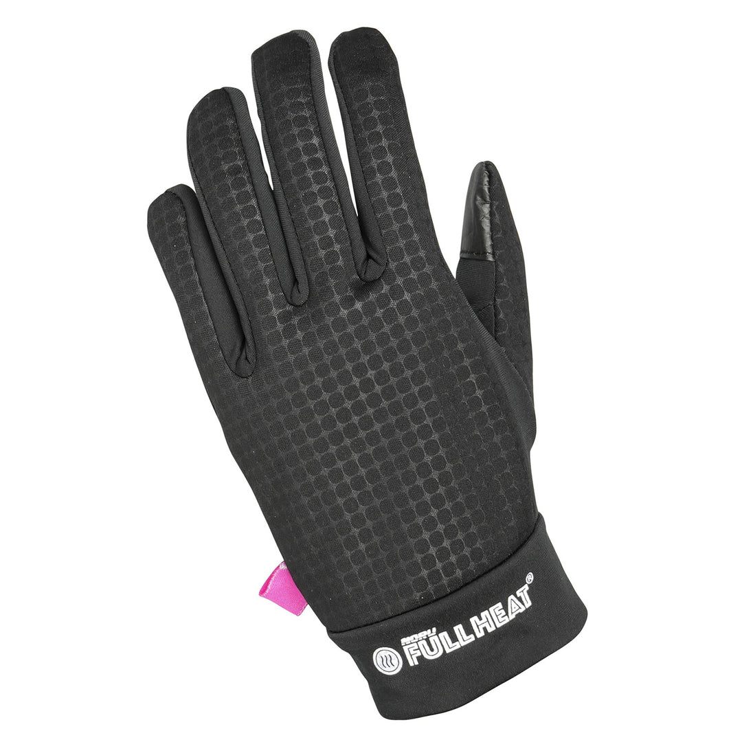 Noru Women's Full Heat Glove Liner - Back of Hand View