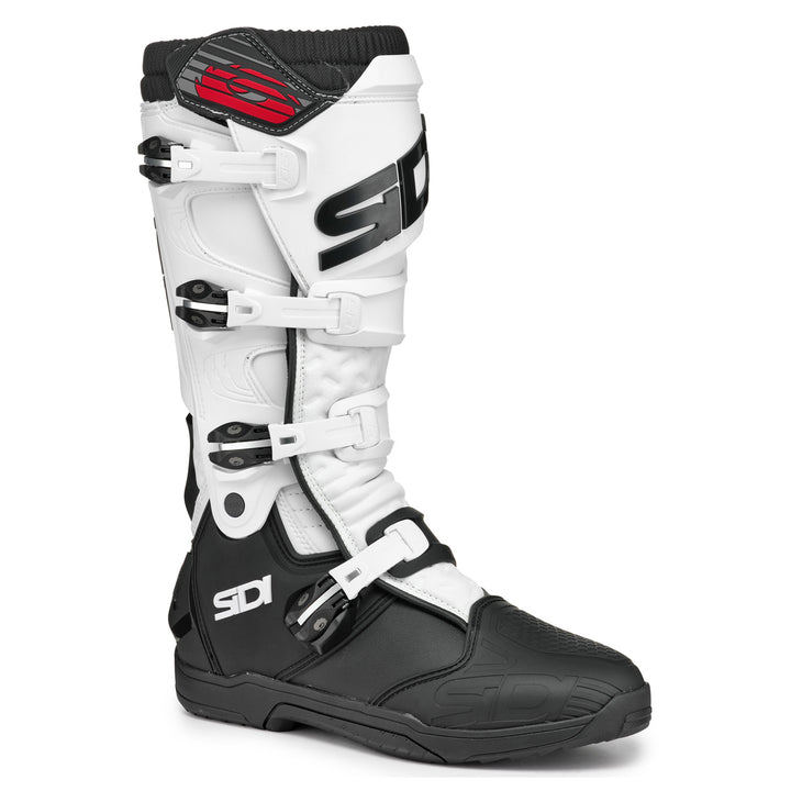Sidi X Power SC Boots Black/White - Front Side View
