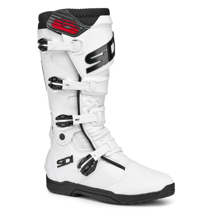 Sidi X Power SC LEI Boots White/White - Front Side View