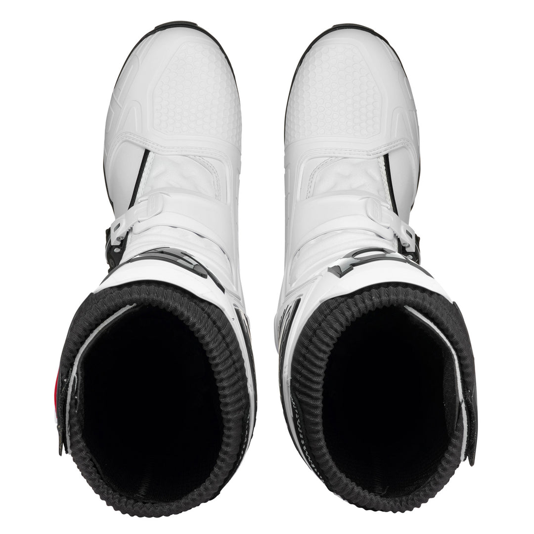 Sidi X Power SC LEI Boots White/White - Top Down View of Pair