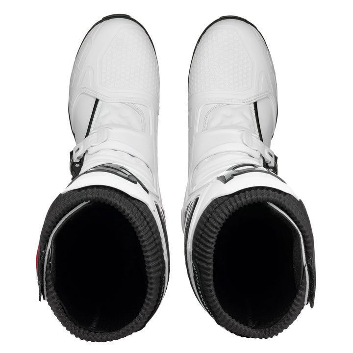 Sidi X Power SC LEI Boots White/White - Top Down View of Pair