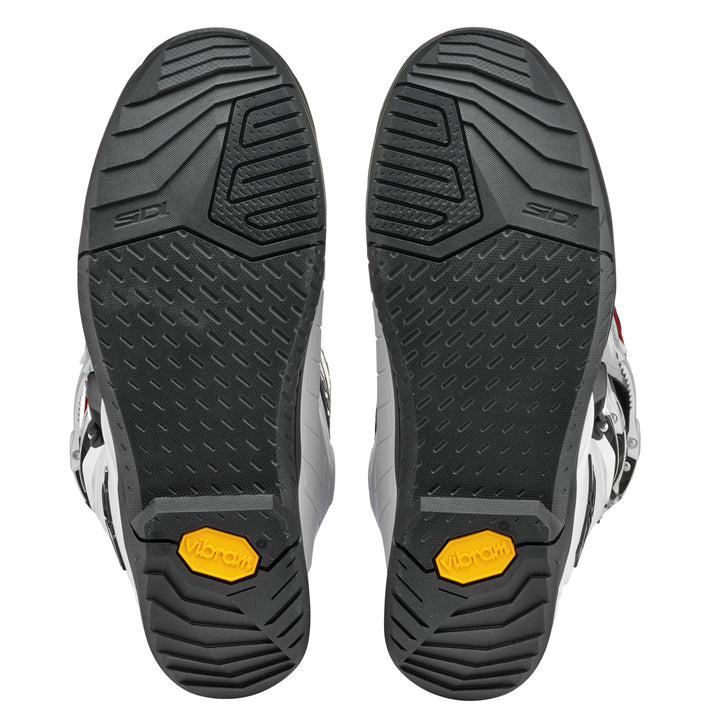 Sidi X Power SC LEI Boots White/White - Sole View of Pair