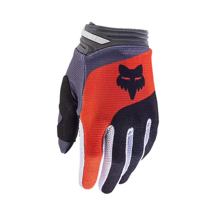 Fox Racing Youth 180 Ballast Gloves Black/Gray - Back of Hand View