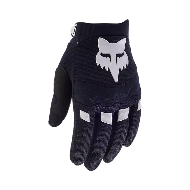 Fox Racing Youth Dirtpaw Gloves Black - Back of Hand View