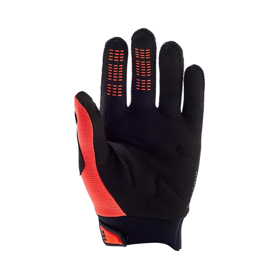 Fox Racing Youth Dirtpaw Gloves Fluorescent Orange - Palm View