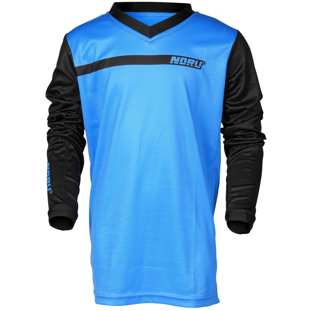 Noru Youth Sugo Off Road Jersey Blue - Front View