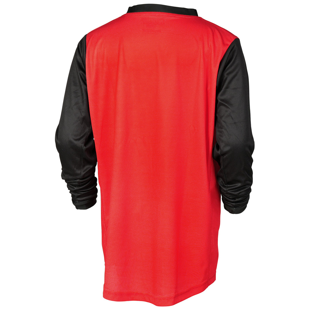 Noru Youth Sugo Off Road Jersey Red - Rear View