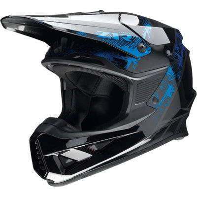 Z1R F.I. Fractal MIPS Helmet Blue - Front Left Side View