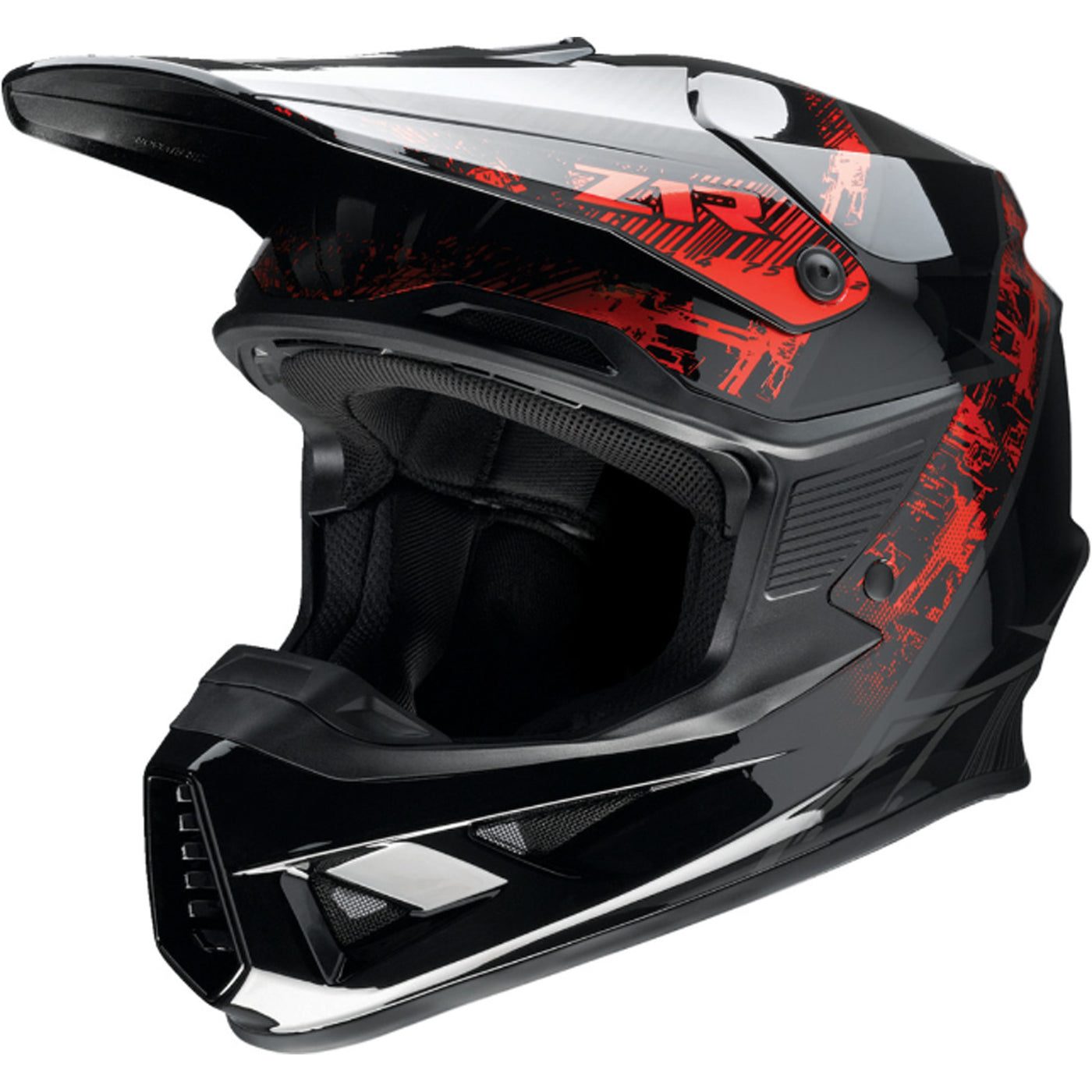 Z1R F.I. Fractal MIPS Helmet Red - Front Left Side View