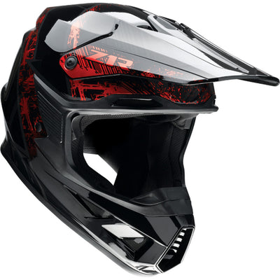 Z1R F.I. Fractal MIPS Helmet Red - Front Right Side View