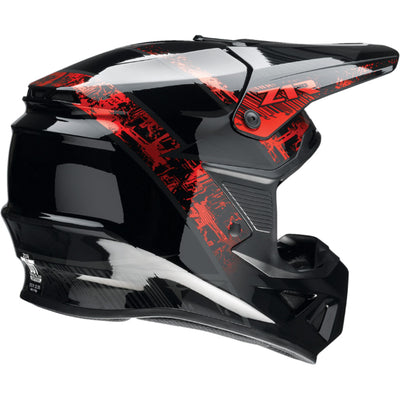 Z1R F.I. Fractal MIPS Helmet Red - Rear Right Side View