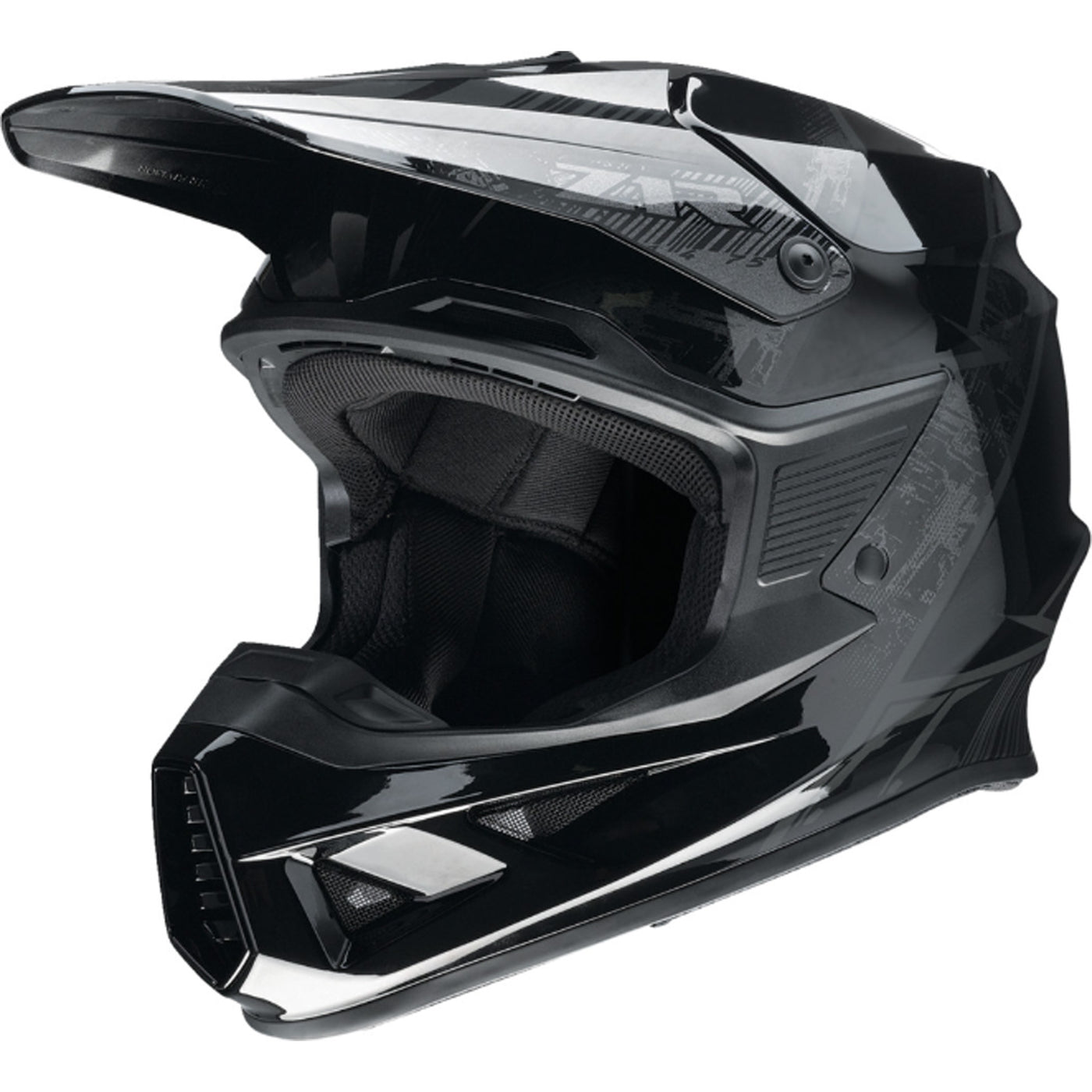 Z1R F.I. Fractal MIPS Helmet Stealth - Front Left Side View