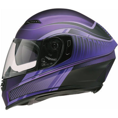 Z1R Jackal Dark Matter Helmet Purple - Left Side View