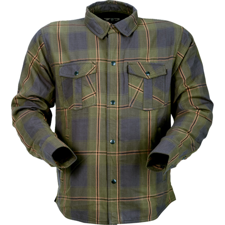 Z1R Ashwood Flannel Olive - Front View