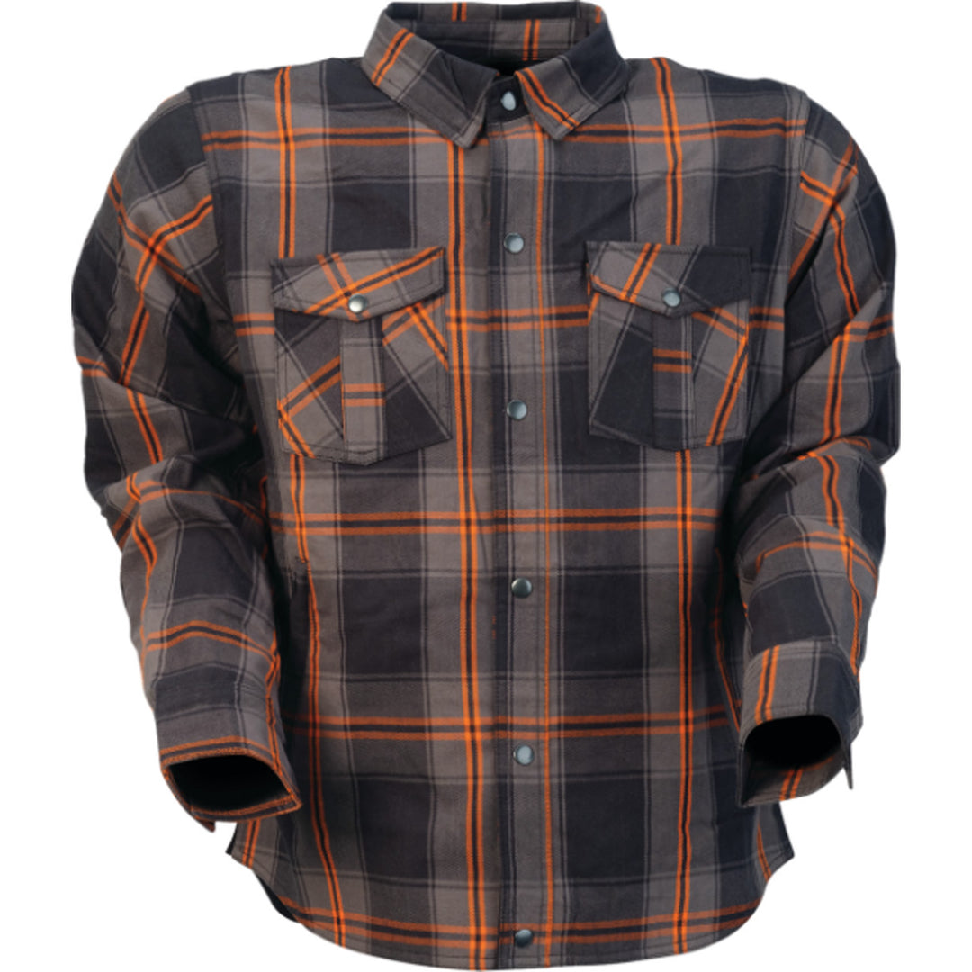 Z1R Ashwood Flannel Orange - Front View