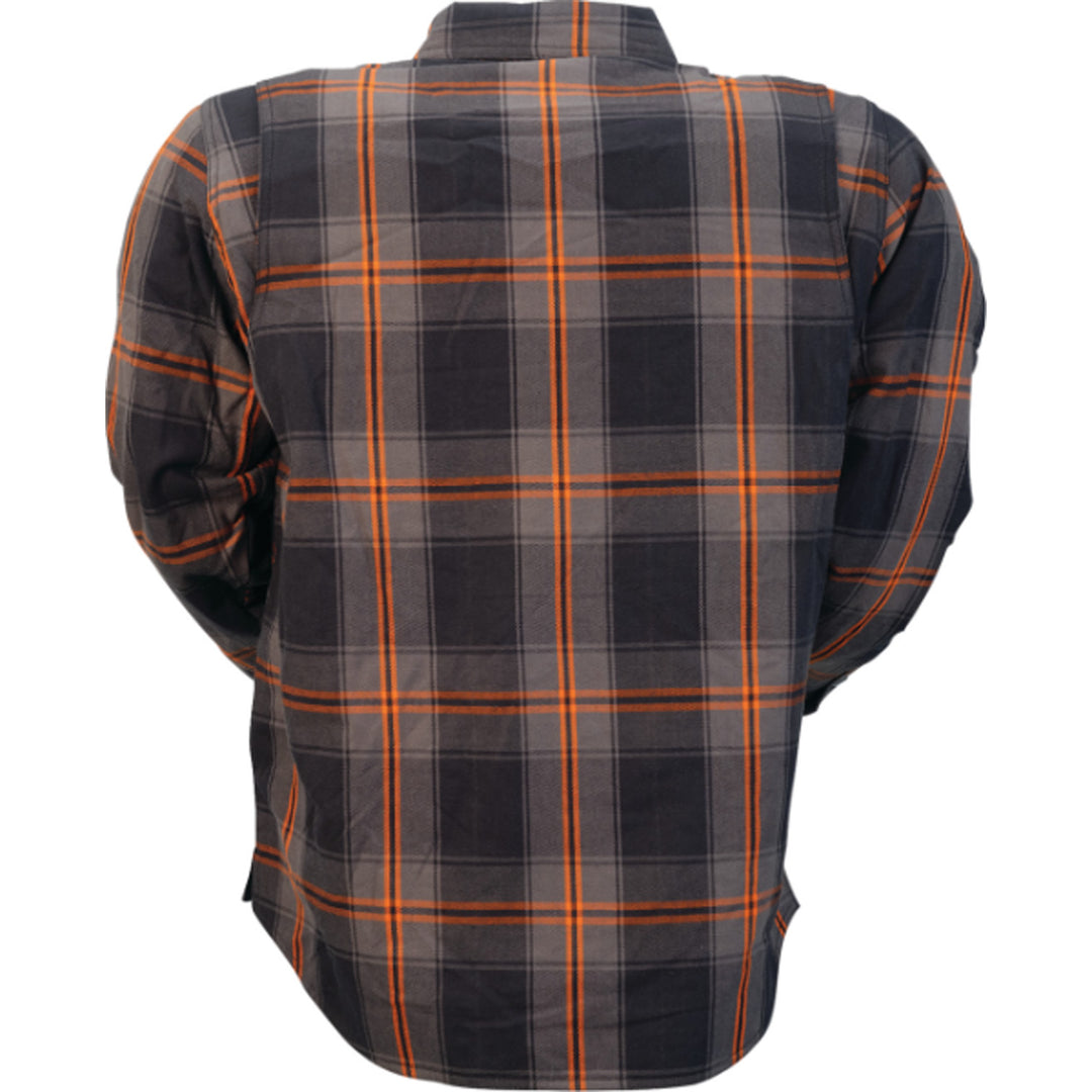 Z1R Ashwood Flannel Orange - Rear View