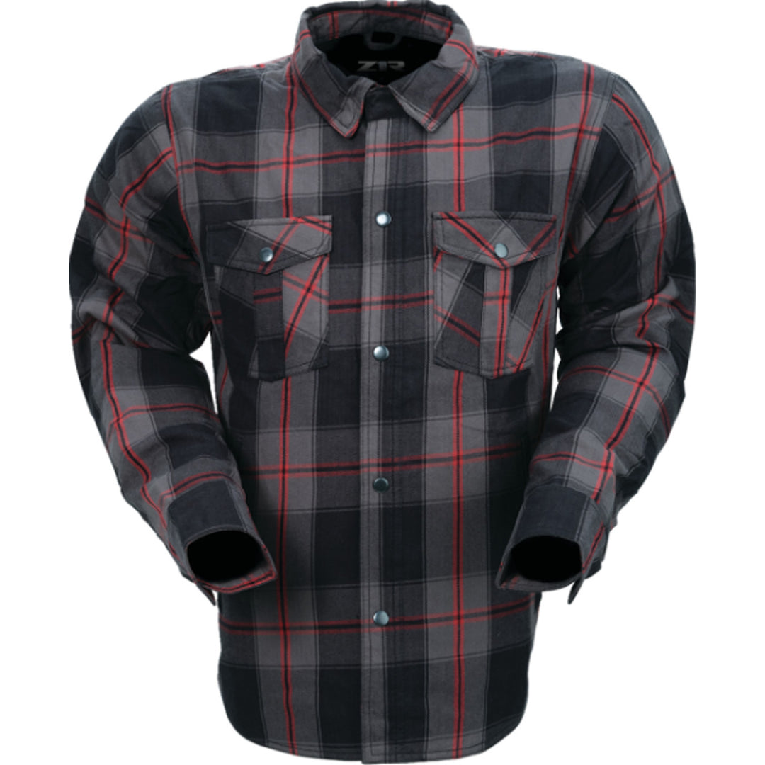 Z1R Ashwood Flannel Red/Black - Front View