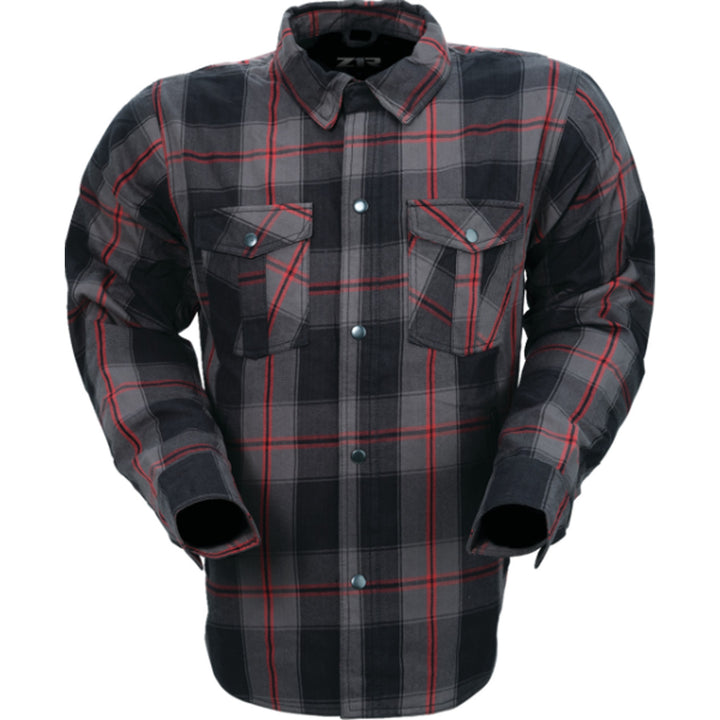 Z1R Ashwood Flannel Red/Black - Front View