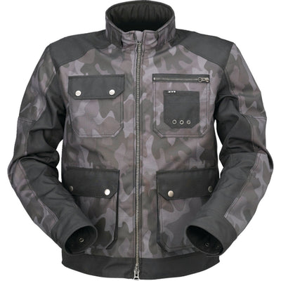 Z1R Camo Jacket Gray/Black - Front View