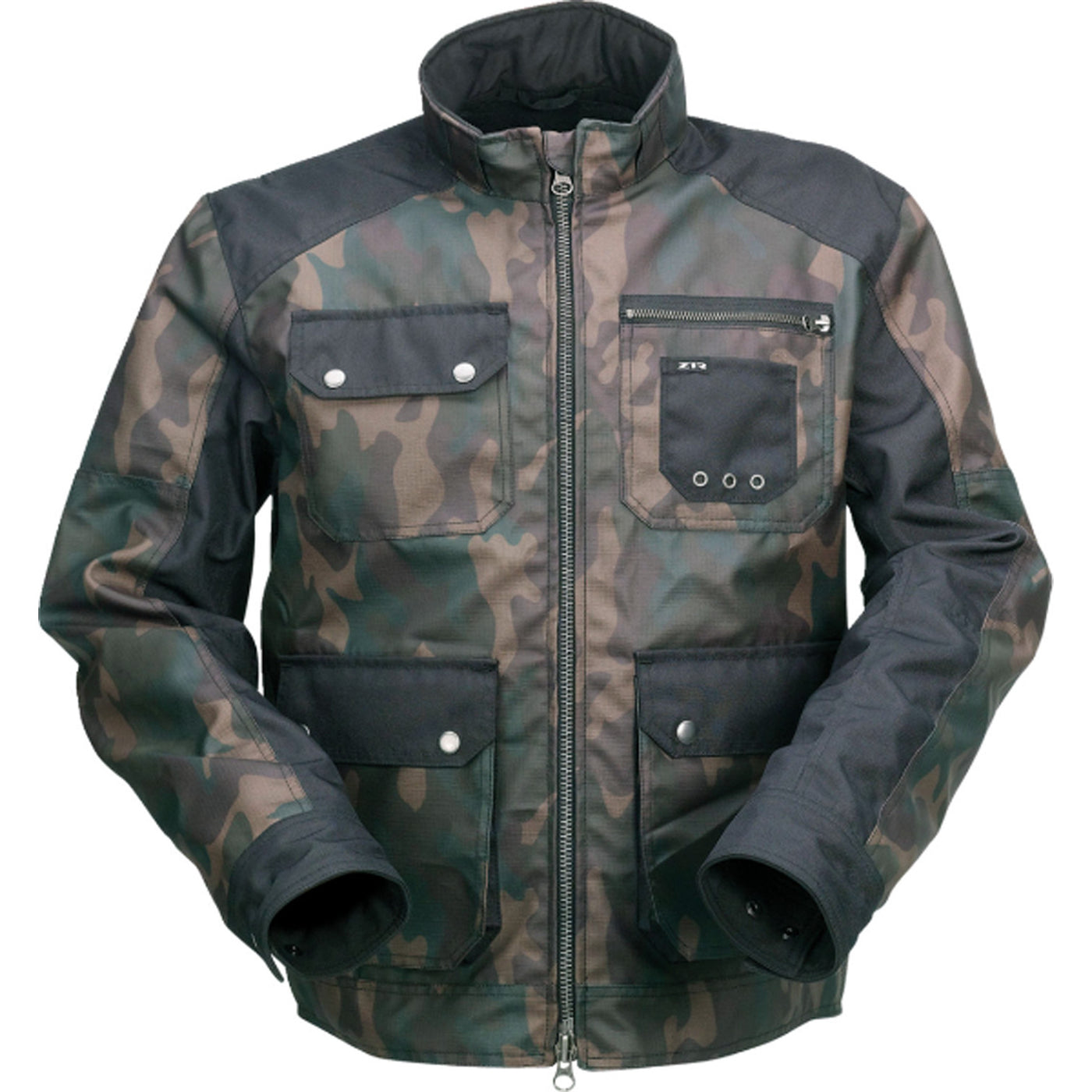 Z1R Camo Jacket Woodland - Front View