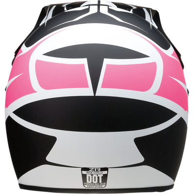 Z1R Child Rise Flame Helmet Pink - Rear View