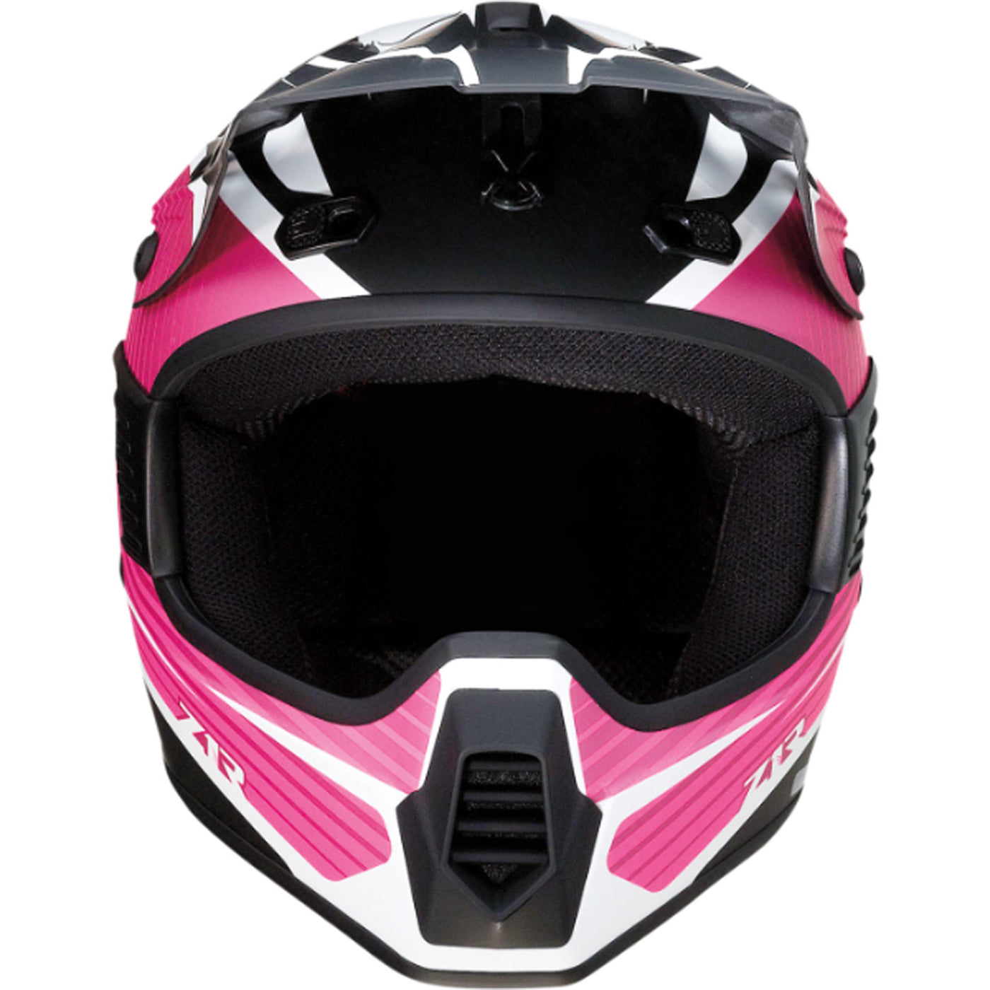 Z1R Child Rise Flame Helmet Pink - Front View