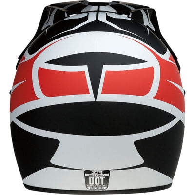 Z1R Child Rise Flame Helmet Red - Rear View