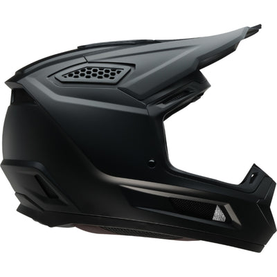 Z1R Dirt Maxx Solid Helmet Matte Black - Right Side View