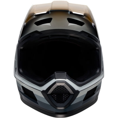Z1R Dirt Maxx Vortex Helmet Black/White/Gray - Front View