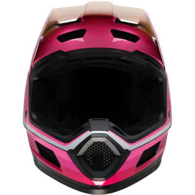 Z1R Dirt Maxx Vortex Helmet Pink/White - Front View