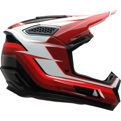 Z1R Dirt Maxx Vortex Helmet Red/White - Right Side View