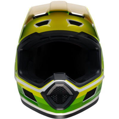 Z1R Dirt Maxx Vortex Helmet White/Green - Front View