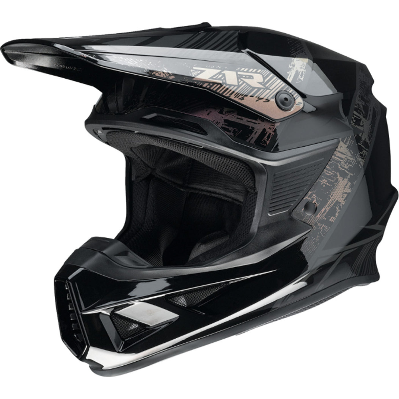 Z1R F.I. Fractal MIPS Helmet Iridescent - Front Left Side View