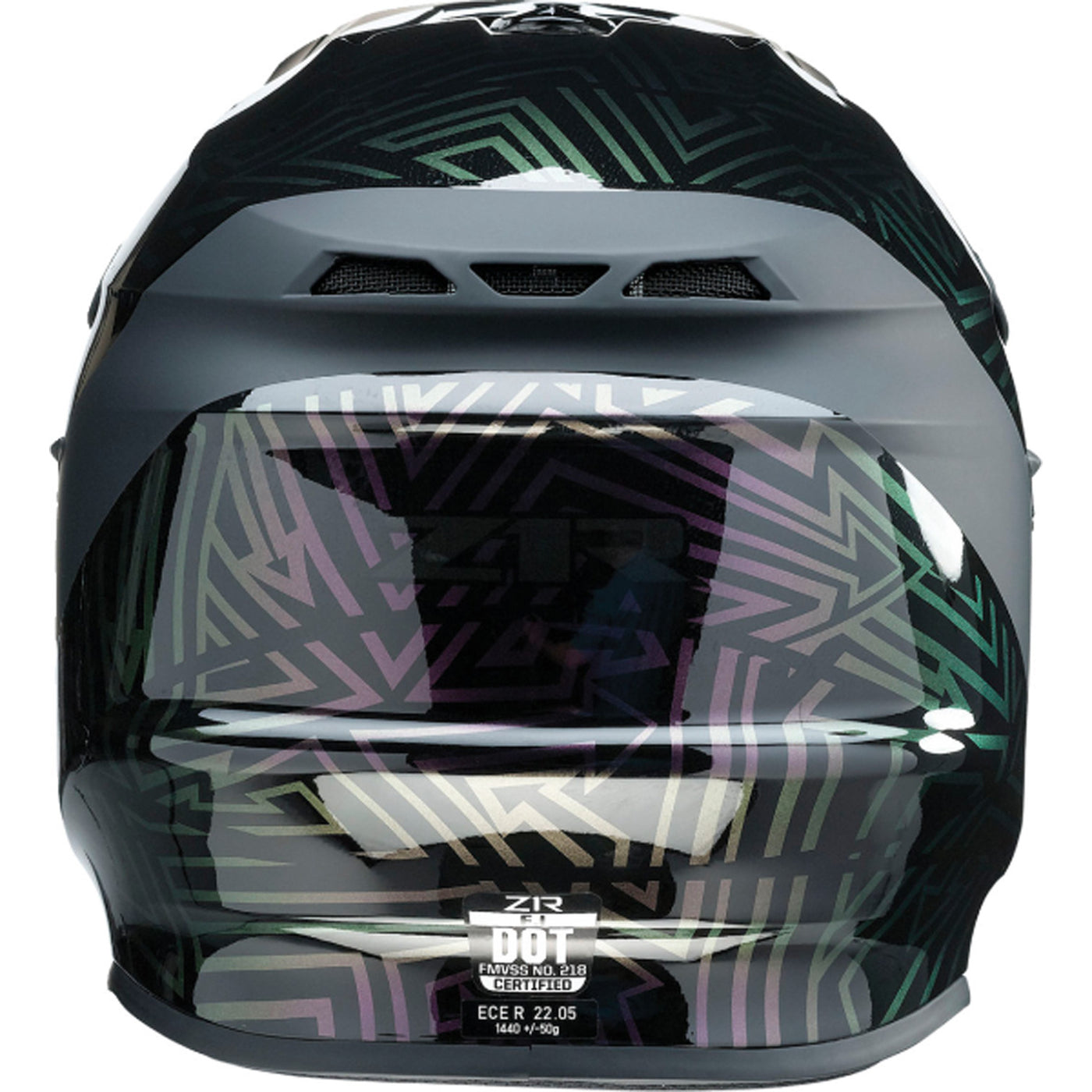 Z1R F.I. Lumen MIPS Helmet Iridescent - Rear View