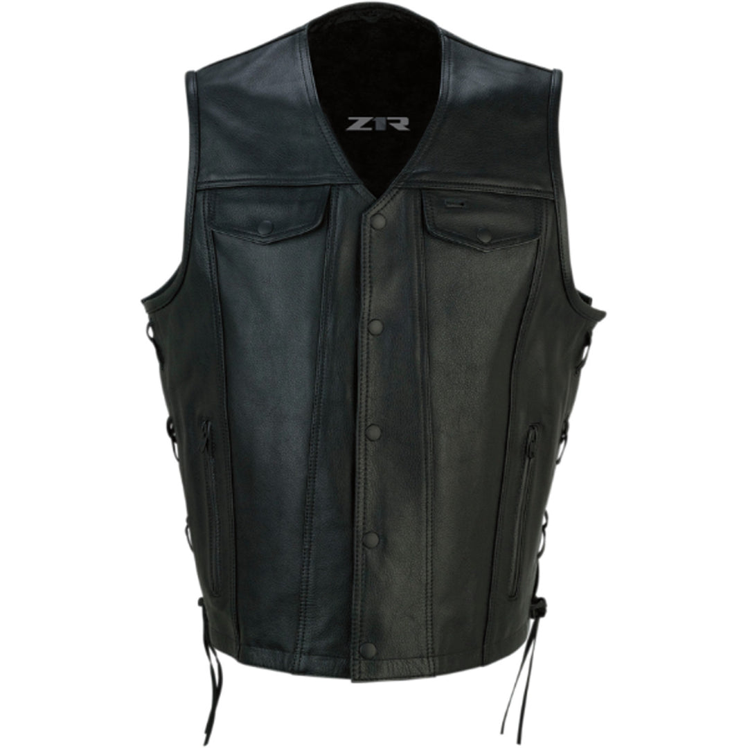 Z1R Gaucho Vest Black - Front View