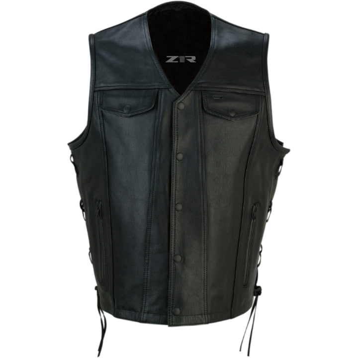 Z1R Gaucho Vest Black - Front View