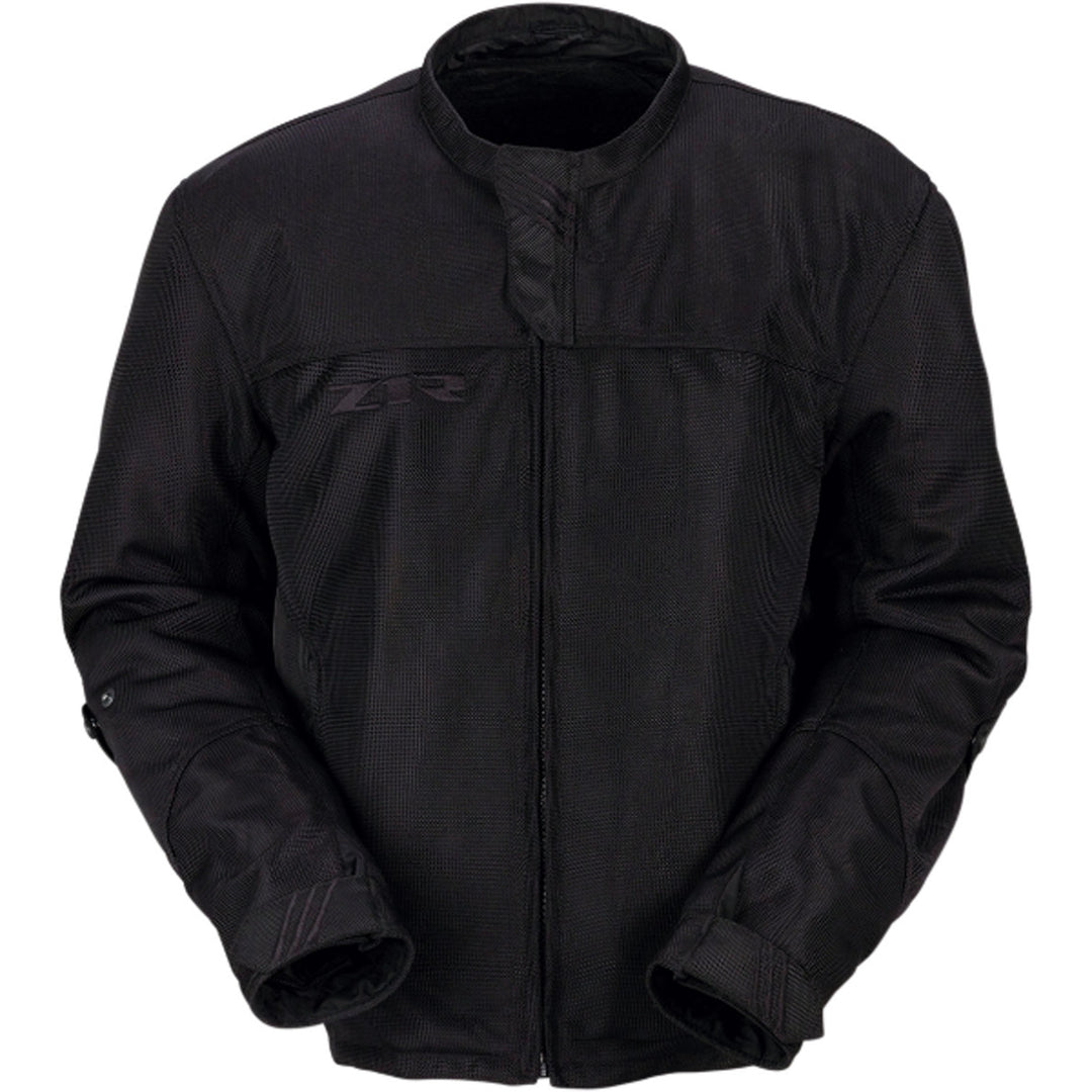 Z1R Gust Mesh Waterproof Jacket Black - Front View
