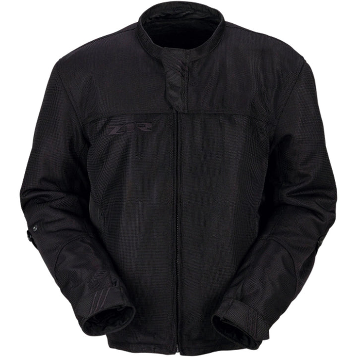 Z1R Gust Mesh Waterproof Jacket Black - Front View