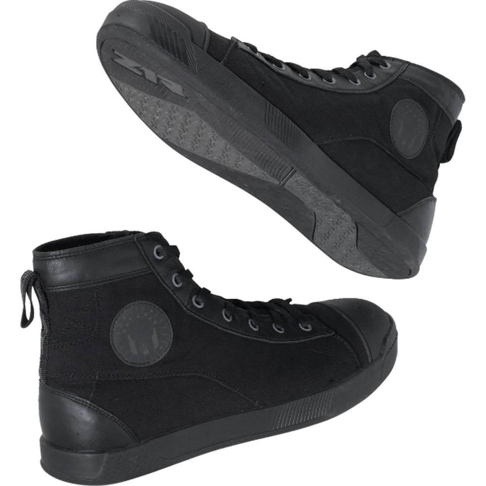 Z1R Haggard Boots Black - Side View of Pair Facing Each Other