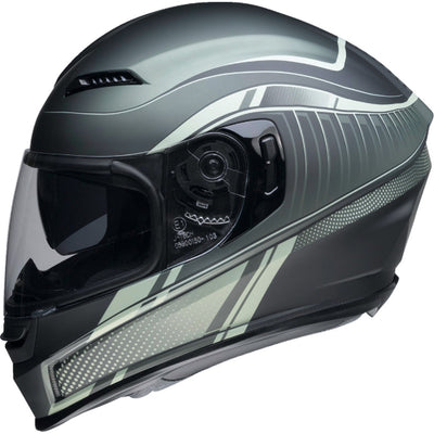 Z1R Jackal Dark Matter Helmet Green - Left Side View